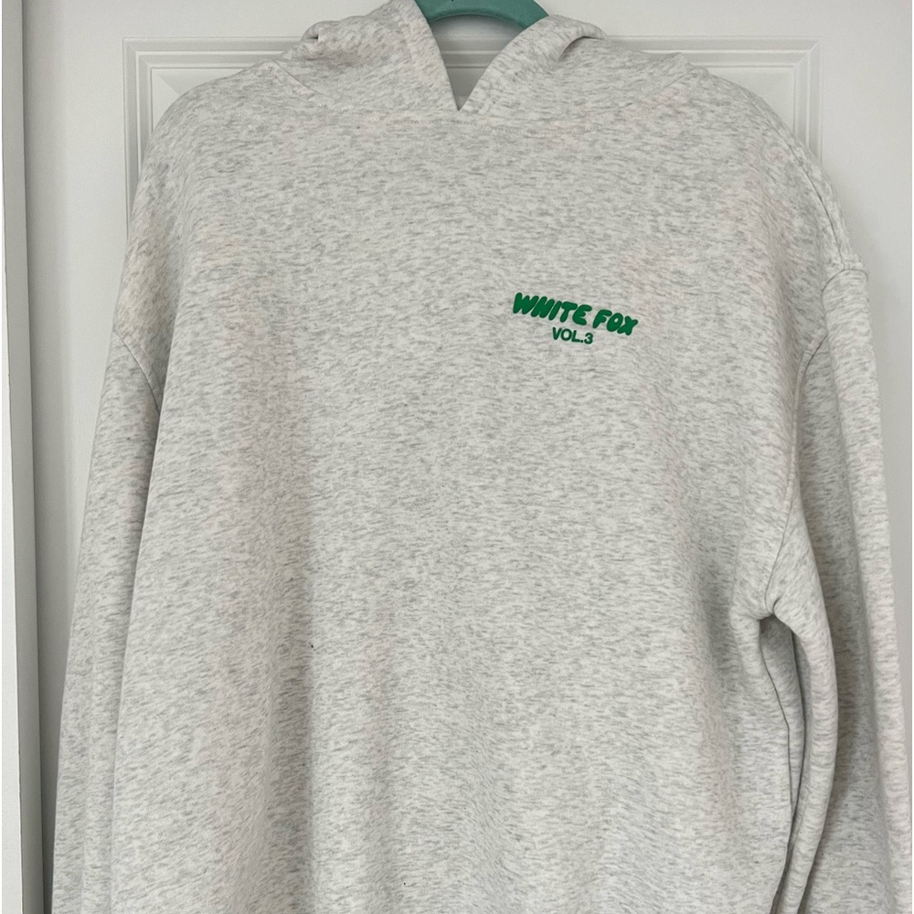 white fox hoodie